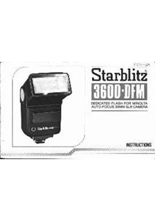 Starblitz 3600DFM manual. Camera Instructions.